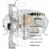 Generic 13" inch 330mm Cage/Guard Mounted Axial Three Phase 3ph Y Sucking 4 pole - Image 2