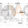 Spal Automotive - Genuine - VA07-AP7/C-31A 12v BT MC 225mm Suction Fan 30100338A - Image 2